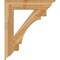 Ekena Millwork Merced Traditional Rough Sawn Bracket, Western Red Cedar, 6"W x 34"D x 40"H BKT06X34X40MRC01RWR - alternate 3